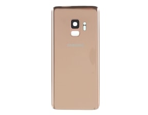 Samsung Galaxy S9 zadní kryt baterie osazený včetně krytky čočky fotoaparátu zlatý G960