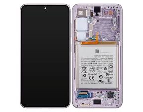 Samsung Galaxy S23 5G S911 LCD displej dotykové sklo včetně baterie (SWAP) Lavender