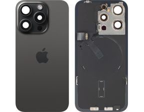 Zadný kryt batérie iPhone 15 Pro (originálny PULL) Čierny titán