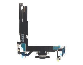 Nabíjení iPhone 16 konektor nabíjení černý USB flex mikrofon