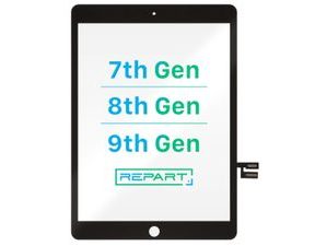 iPad 9. gen/8. gen/7. gen dotykové sklo REPART (černé)
