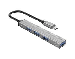 Orico AH-A13 USB-C Hub – 1× USB-A 3.0 • 3× USB-A 2.0, Grey