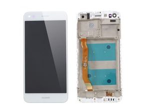 Huawei P9 Lite mini  LCD displej dotykové sklo bílé včetně rámečku