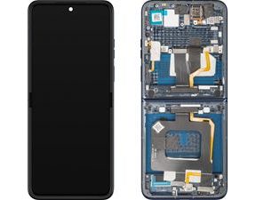 Motorola Razr 50 Ultra original LCD display &amp; touch glass (Service Pack) internal - Midnight Blue