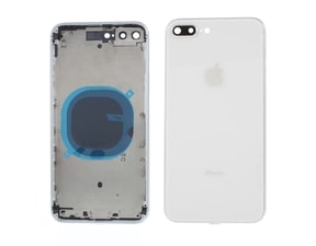 Apple iPhone 8 Plus zadní kryt baterie včetně středového rámečku telefonu stříbrný silver