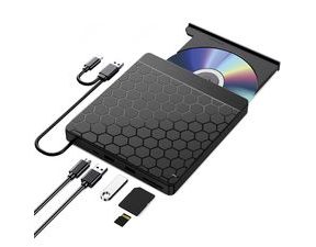 Externí DVD vypalovačka USB 3.0 / Type-C pro notebooky a počítače