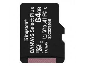 Paměťová karta microSDXC Kingston Canvas Select Plus 64Gb, Class 10 / UHS-1 U1