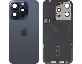 Zadní kryt baterie iPhone 15 Pro (originální PULL) Modrý Titan