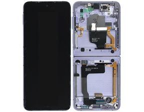 Samsung Galaxy Z Flip 4 F721B LCD displej dotykové sklo originální (Service Pack) vnitřní Purple