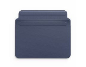 Kožený obal MacBook Pro 13" 2016/2017/2018/2019/2020/M1 tenké pouzdro WIWU modré