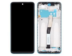 Xiaomi Redmi Note 9 Pro LCD displej dotykové sklo včetně rámečku modrý