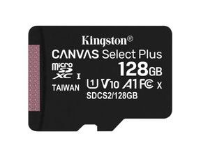 Paměťová karta microSDXC Kingston Canvas Select Plus 128GB, Class 10 / UHS-1 U1