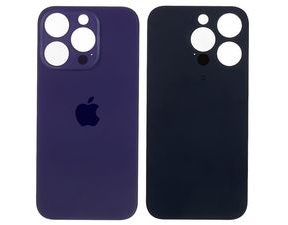 Zadní kryt baterie iPhone 14 Pro Max fialový s větším otvorem pro kamery