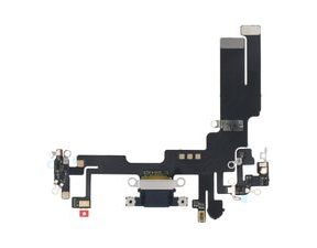 Nabíjecí konektor flex mikrofon iPhone 14 (černý)