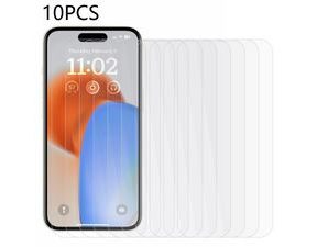 Ochranné tvrzené sklo 2,5D pro iPhone 15 Pro (sada 10 kusů)