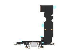 Apple iPhone 8 Plus dock konektor nabíjení napájecí flex lightning port sluchátka bílý