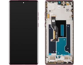 Motorola Edge 50 Fusion Original LCD Display Touch Glass (Service Pack) Hot Pink