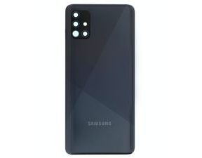 Samsung Galaxy A51 zadní kryt baterie včetně krytky čočky fotoaparátu černý A515