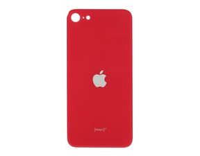 Apple iPhone SE 2. generace zadní skleněný kryt baterie červený se zvětšeným otvorem na zadní fotoaparát