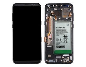 Samsung Galaxy S8 Plus G955 LCD displej dotykové sklo + baterie (Service Pack) black
