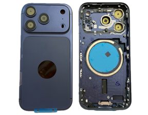 Zadní kryt baterie housing pro iPhone 17 Pro (Temně modrý)