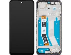 Motorola Moto G73 LCD displej dotykové sklo včetně rámečku (Service Pack) Black