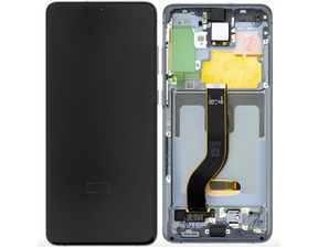 Samsung Galaxy S20+ G985/G986 LCD displej dotykové sklo včetně rámečku (Service Pack) Cosmic Black