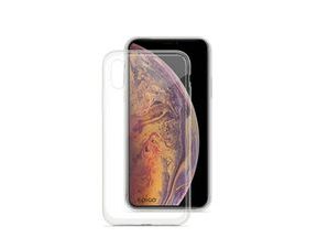 TPU kryt pro iPhone XS Max EPICO TWIGGY GLOSS - bílý průhledný