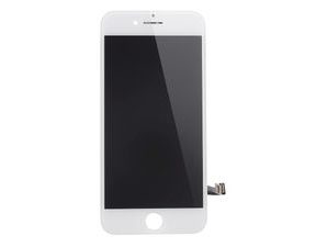 Apple iPhone 7 LCD dotykové sklo biele predný kompletný panel jasnejšie podsvit