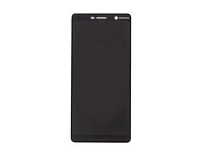 Nokia 7 Plus LCD komplet displej přední panel černé dotykové sklo