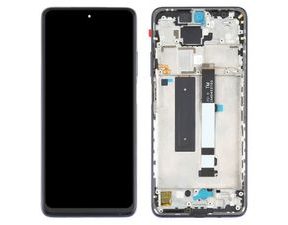 Xiaomi Redmi Note 9 Pro 5G (M2007J17C) LCD displej dotykové sklo včetně rámečku (modrý)