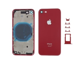 Apple iPhone 8 zadní kryt baterie včetně středového rámečku telefonu červený RED product