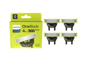 Philips OneBlade 360 QP440/50 – Replacement Blades 360, Pack of 4