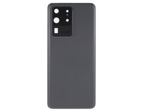Zadní kryt Samsung Galaxy S20 Ultra šedý G988 Cosmic Black včetně čočky fotoaparátu
