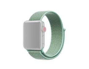 Apple Watch 42mm 44MM látkový provlékací sportovní řemínek mentolově zelený