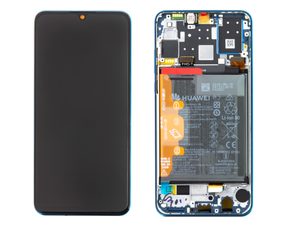 Huawei P30 lite LCD displej dotykové sklo modrý (Service Pack)