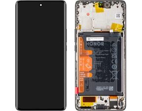 Honor Magic6 Lite LCD Display Touch Glass + Battery Original (Service Pack) Midnight Black