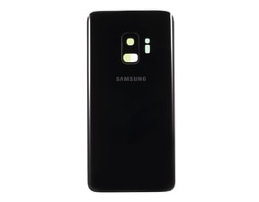 Samsung Galaxy S9 zadní kryt baterie osazený včetně krytky čočky fotoaparátu černý G960