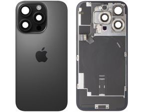 Zadný kryt batérie iPhone 16 Pro (originálny PULL) čierny