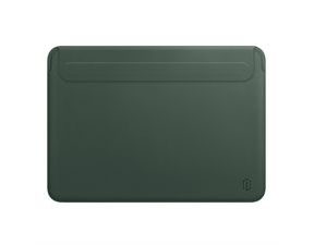 Kožený obal MacBook Pro 13" 2016/2017/2018/2019/2020/M1 tenké pouzdro WIWU zelené