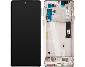 Motorola Edge 20 LCD displej dotykové sklo originální (Service Pack) Frosted White