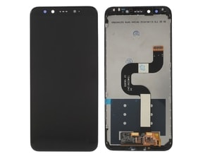 Xiaomi Mi A2 LCD displej dotykové sklo komplet přední panel s rámečkem černý