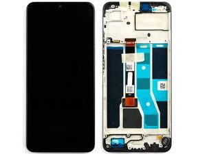 Realme C53 LCD displej dotykové sklo včetně rámečku originální (Service Pack) Black