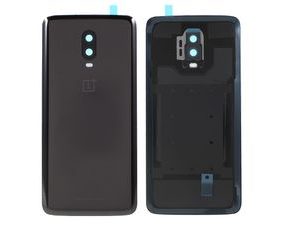 OnePlus 6T Rear Battery Cover with Camera Lens Glass Matte Black