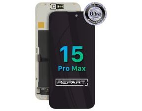 LCD displej iPhone 15 Pro Max + dotykové sklo (120 Hz FHD SOFT-OLED REPART ULTRA)