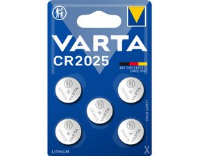 VARTA CR2025 Battery (5 pieces)