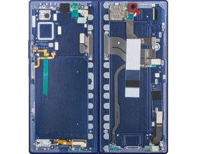 Samsung Galaxy Z Fold 7 F966 LCD display touch glass original (Service Pack) internal - Blue Shadow