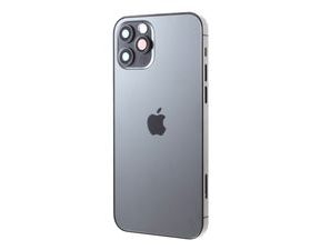 Apple iPhone 12 Pro zadní kryt baterie včetně středového rámečku černý/šedý