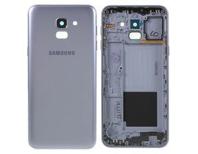 Samsung J6 2018 Zadní kryt baterie včetně krytky fotoaparátu J600 šedý
