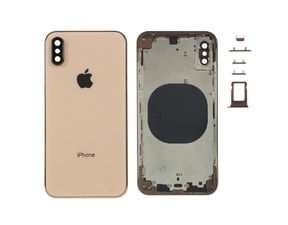 Apple iPhone XS zadní kryt baterie zlatý včetně středového rámečku telefonu